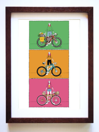 UNCLE RINNE フレーム付きアートプリント -- 3 Gravel style