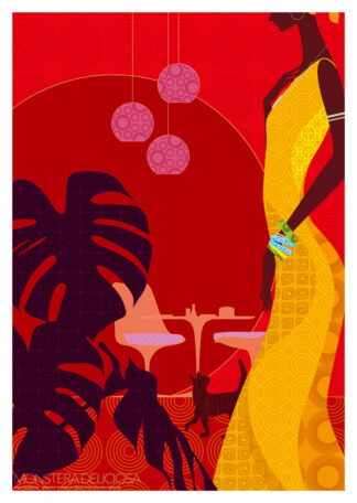 モンステラ・デリシオーサポスター　monstera_p_2014