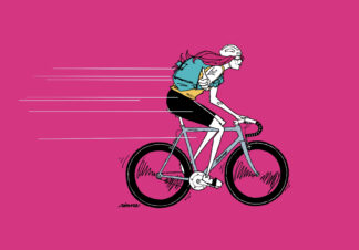 UNCLE RINNE フレーム付きアートプリント -- A free spirit