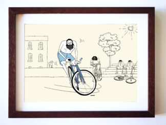 UNCLE RINNE フレーム付きアートプリント -- A park in summer