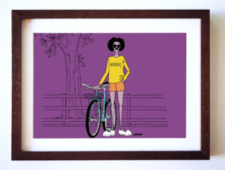 UNCLE RINNE フレーム付きアートプリント -- Atman oldMTB