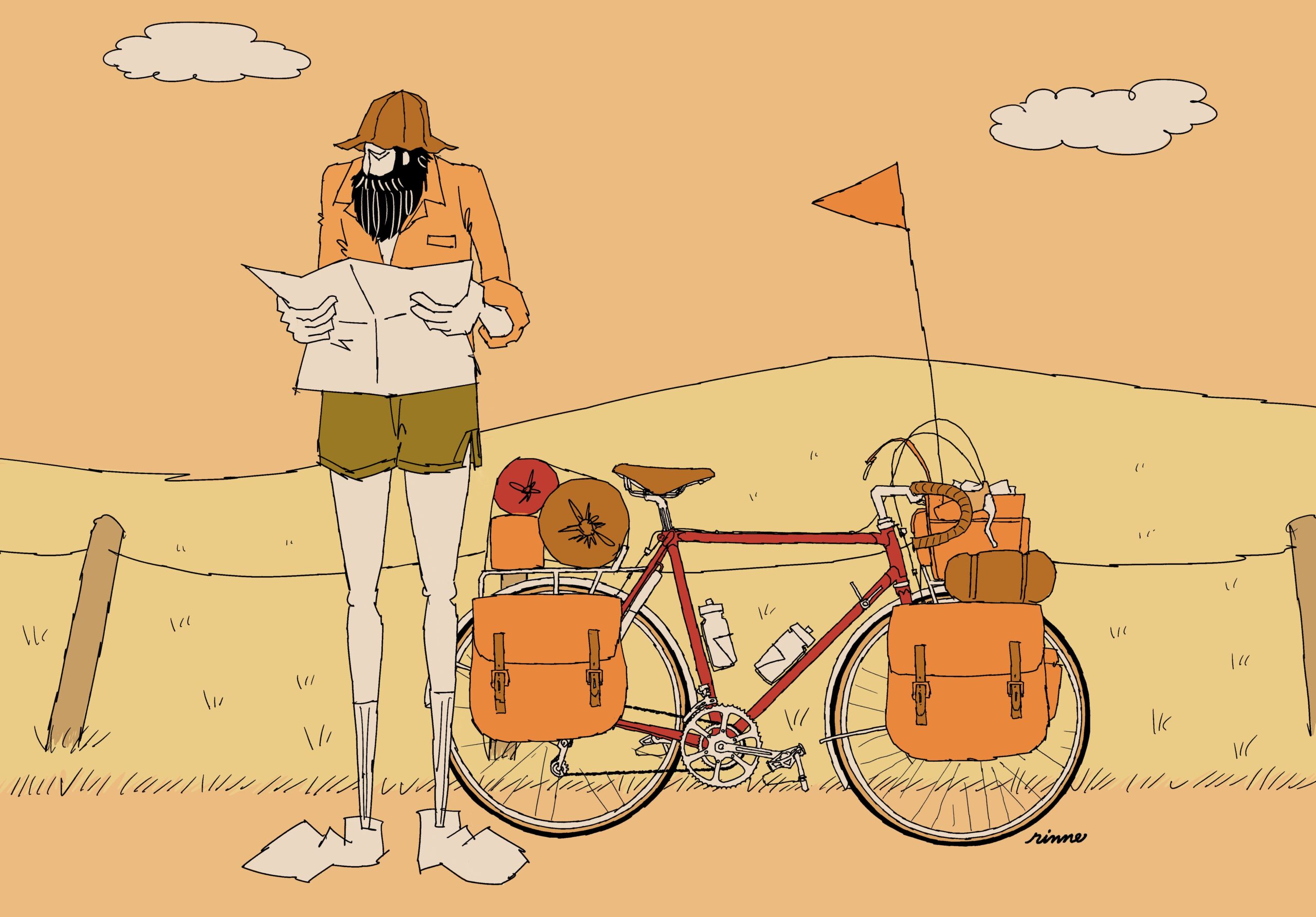 UNCLE RINNE フレーム付きアートプリント -- Back in the 80s