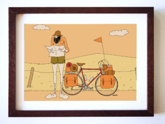 UNCLE RINNE フレーム付きアートプリント -- Back in the 80s