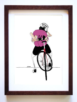 UNCLE RINNE フレーム付きアートプリント -- Back pocket