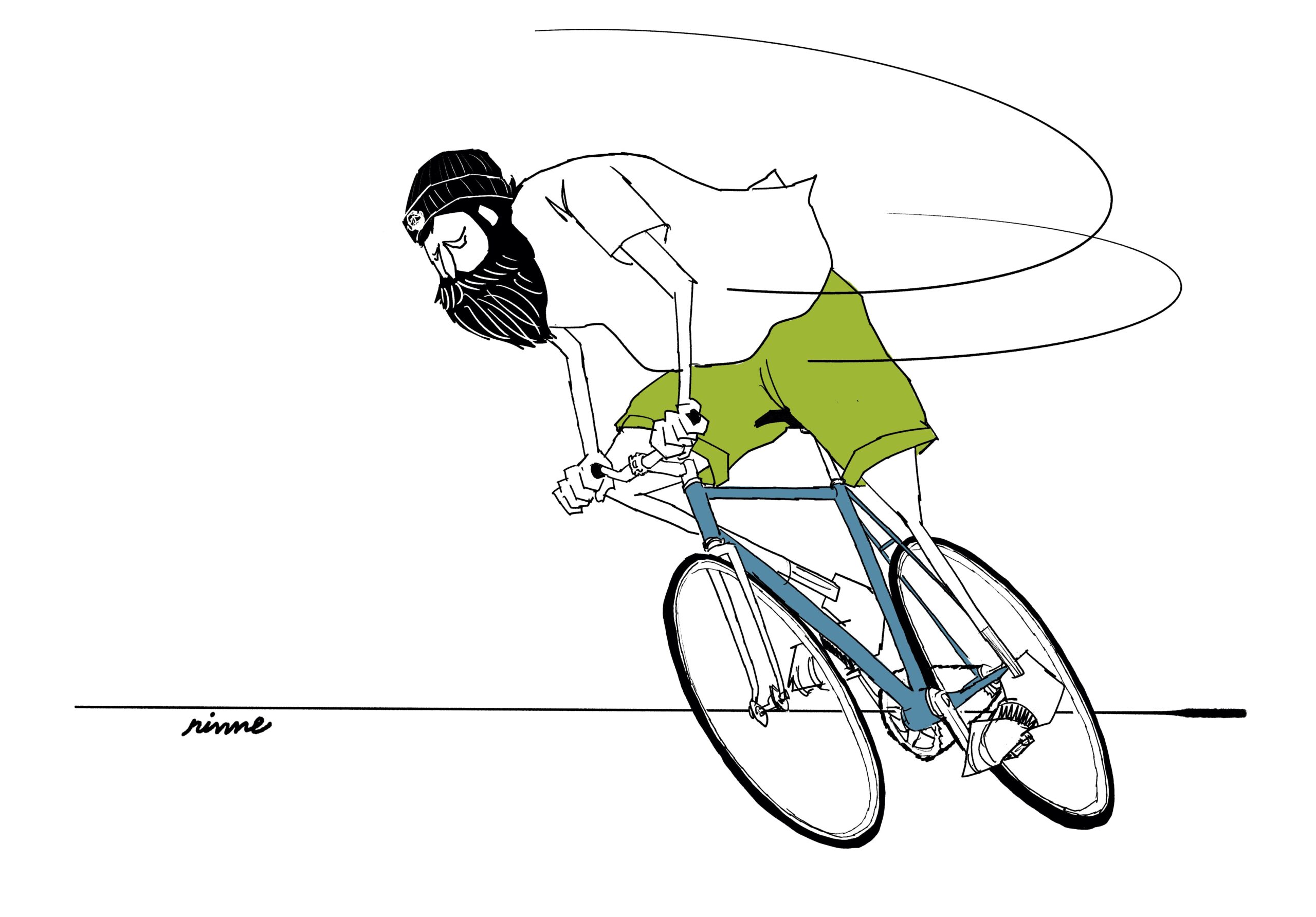 UNCLE RINNE フレーム付きアートプリント -- Beanie UNCLE RINNE