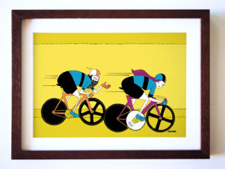 UNCLE RINNE フレーム付きアートプリント -- Bigger Is stronger