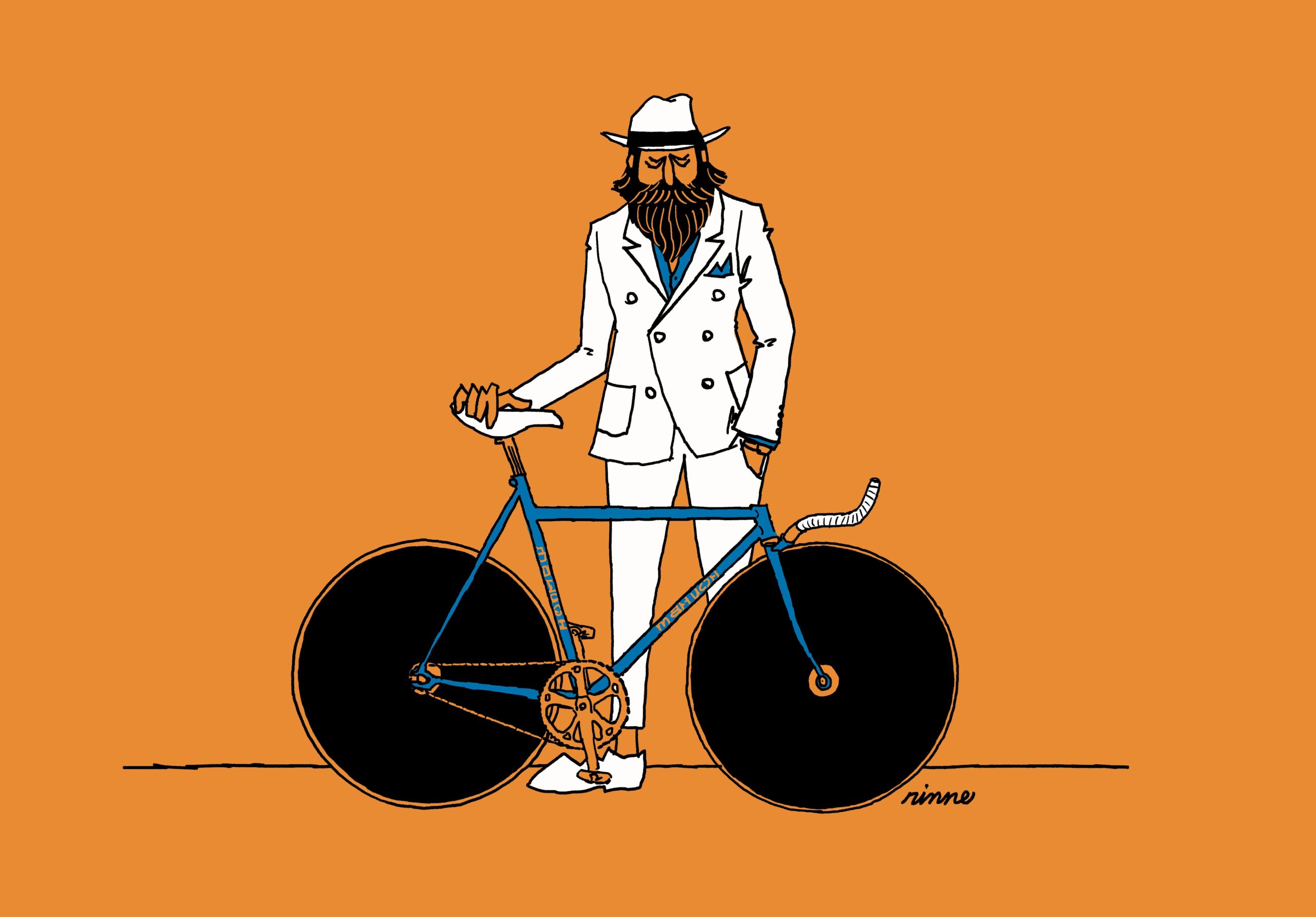 UNCLE RINNE フレーム付きアートプリント -- Borsalino