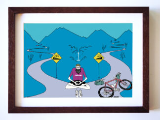 UNCLE RINNE フレーム付きアートプリント -- Both are hardships