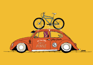 UNCLE RINNE フレーム付きアートプリント --  California Girl