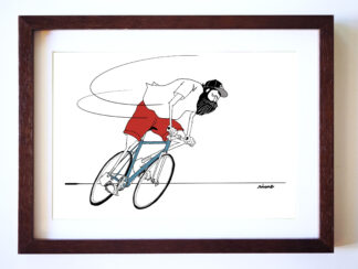 UNCLE RINNE フレーム付きアートプリント -- Cap UNCLE RINNE