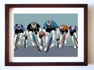 UNCLE RINNE フレーム付きアートプリント -- Dancing heroes