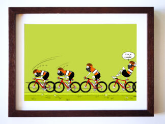 UNCLE RINNE フレーム付きアートプリント -- Drafting hierarchy