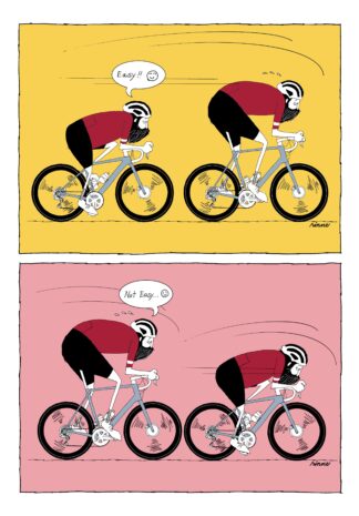 UNCLE RINNE フレーム付きアートプリント -- Easy not easy