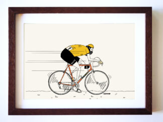 UNCLE RINNE フレーム付きアートプリント -- Evolution 70s