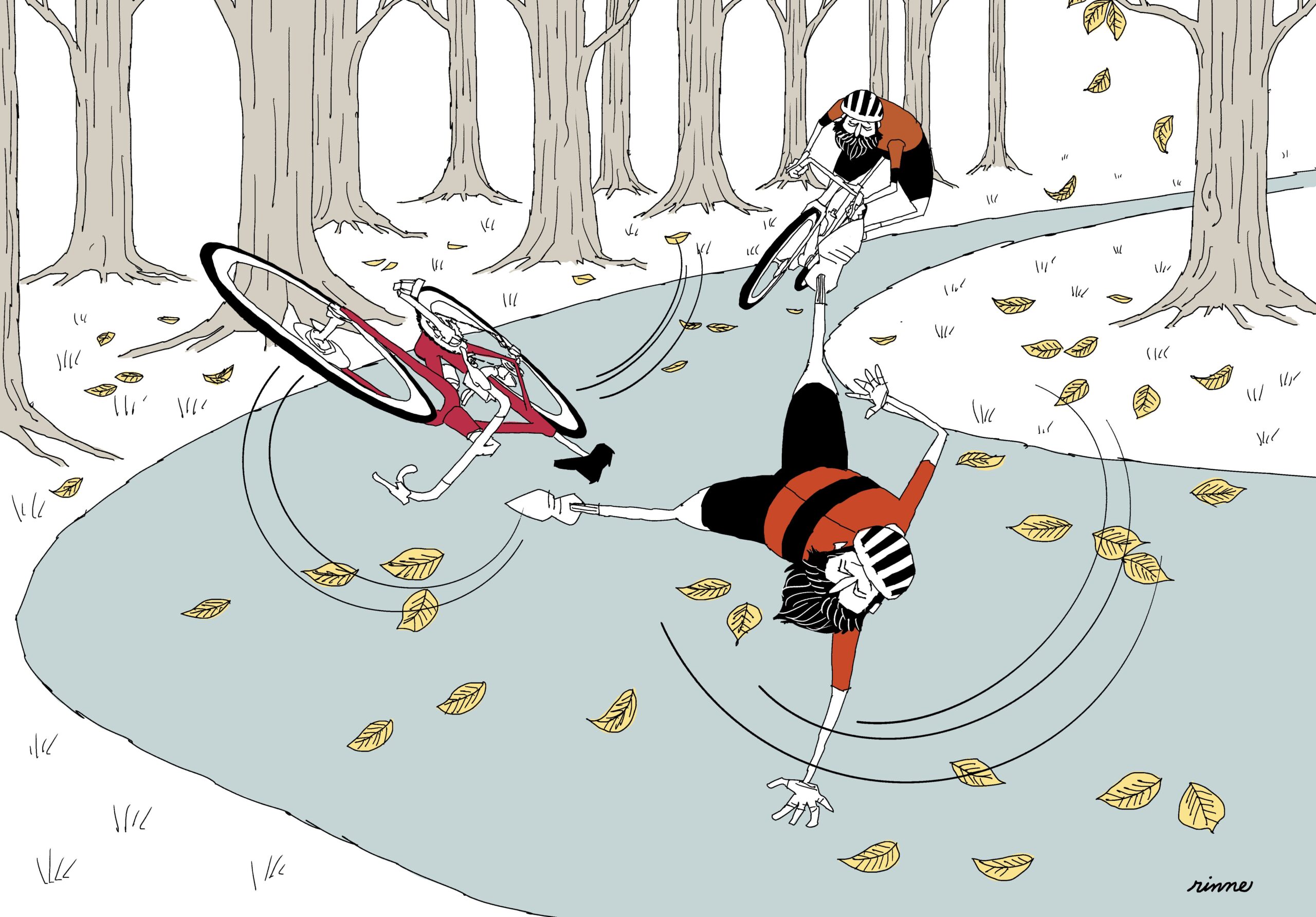 UNCLE RINNE フレーム付きアートプリント -- Fall Out