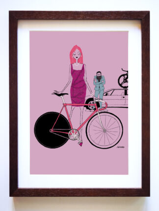 UNCLE RINNE フレーム付きアートプリント -- Fashionable sara