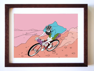 UNCLE RINNE フレーム付きアートプリント -- Feeling free