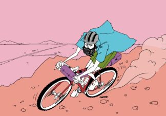 UNCLE RINNE フレーム付きアートプリント -- Feeling free