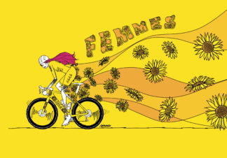 UNCLE RINNE フレーム付きアートプリント --  Femmes