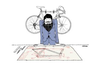 UNCLE RINNE フレーム付きアートプリント -- Geometry Is A Philosophy