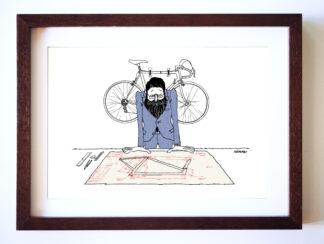 UNCLE RINNE フレーム付きアートプリント -- Geometry Is A Philosophy