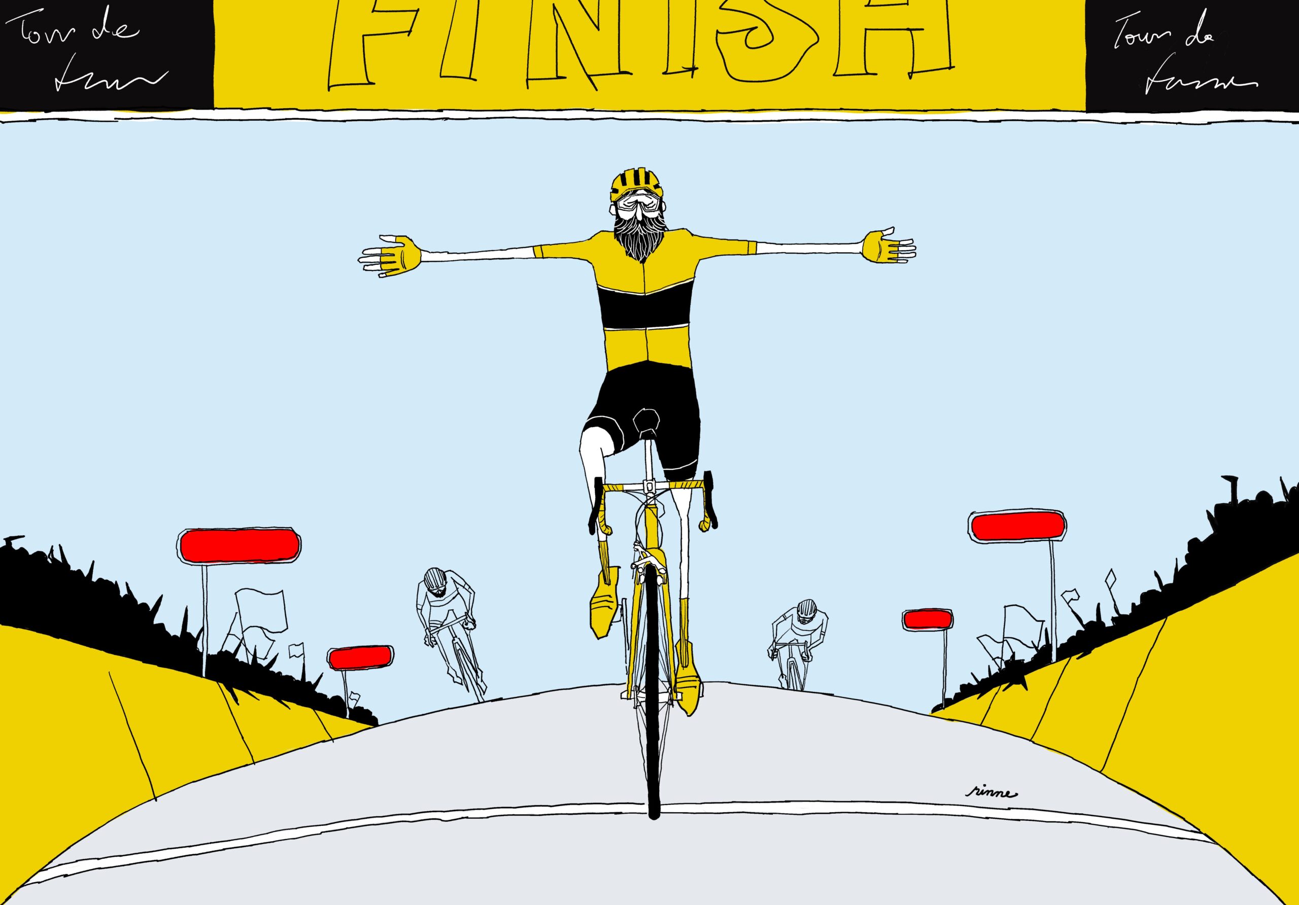 UNCLE RINNE フレーム付きアートプリント -- Goooooaaaaal