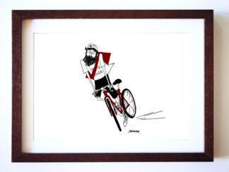 UNCLE RINNE フレーム付きアートプリント -- Hang Loose