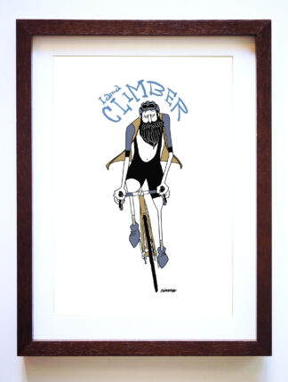 UNCLE RINNE フレーム付きアートプリント -- I am a Climber