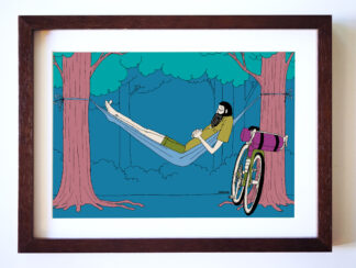 UNCLE RINNE フレーム付きアートプリント -- Just a perfect day