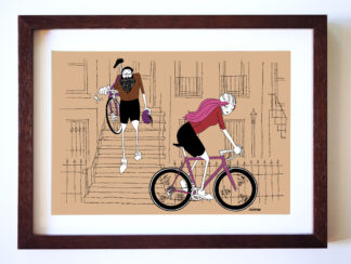 UNCLE RINNE フレーム付きアートプリント -- Let's Ride