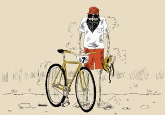 UNCLE RINNE フレーム付きアートプリント -- Mad And Dust