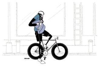 UNCLE RINNE フレーム付きアートプリント -- Messenger Bag