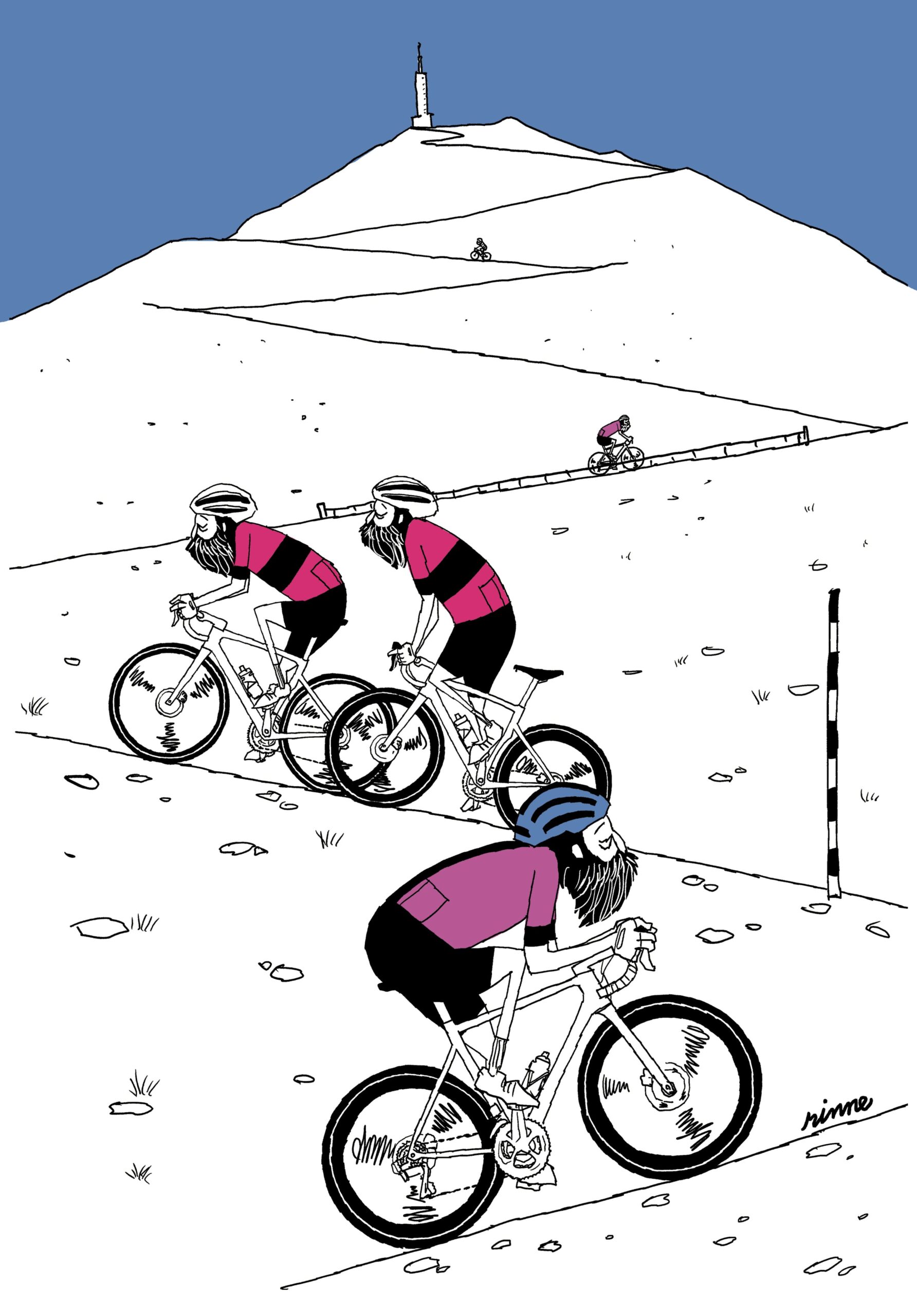 UNCLE RINNE フレーム付きアートプリント -- Mont Ventoux