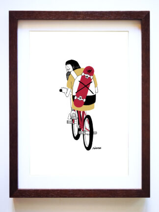 UNCLE RINNE フレーム付きアートプリント -- On The Street