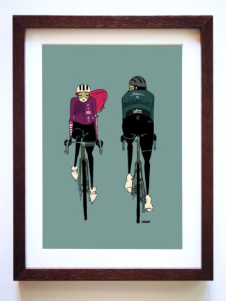 UNCLE RINNE フレーム付きアートプリント -- PI Peloton aw UNCLE RINNE sara