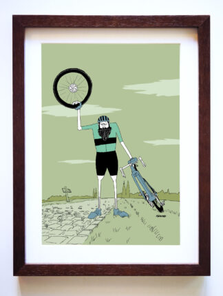 UNCLE RINNE フレーム付きアートプリント -- Paris - Roubaix