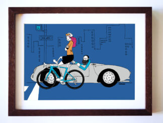 UNCLE RINNE フレーム付きアートプリント -- Porsche 550