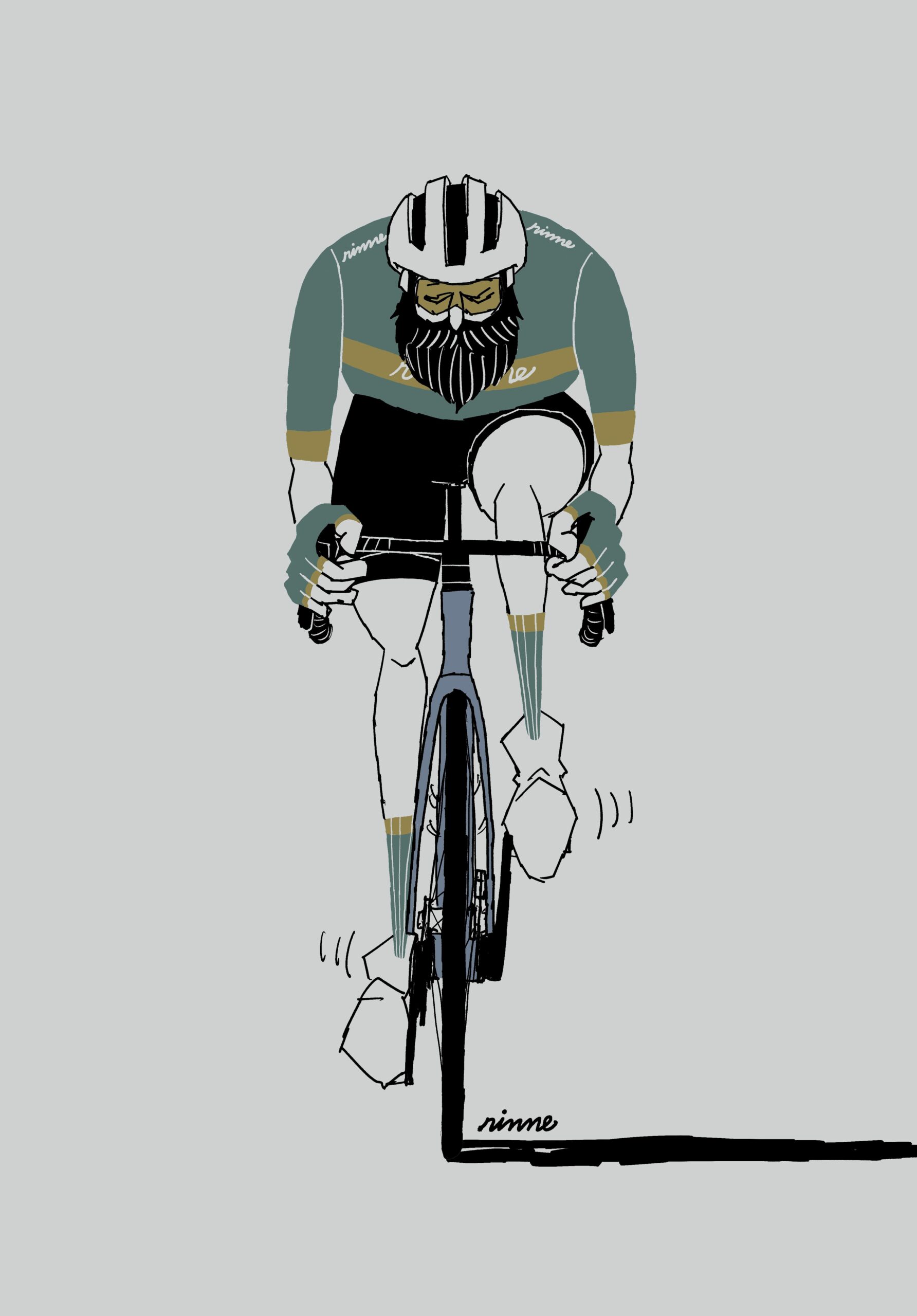 UNCLE RINNE フレーム付きアートプリント -- ROULEUR