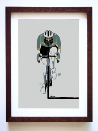 UNCLE RINNE フレーム付きアートプリント -- ROULEUR