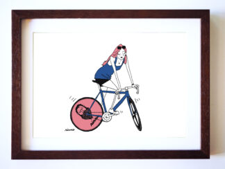 UNCLE RINNE フレーム付きアートプリント -- UNCLE RINNE Wheel