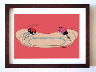 UNCLE RINNE フレーム付きアートプリント -- UNCLE RINNE loop