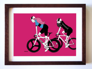 UNCLE RINNE フレーム付きアートプリント -- Sara & UNCLE RINNE