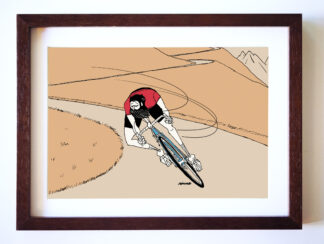 UNCLE RINNE フレーム付きアートプリント -- Speed demon