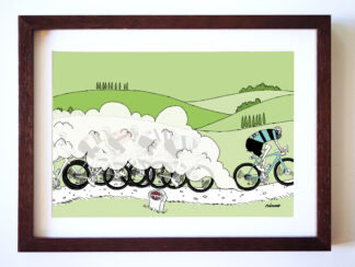 UNCLE RINNE フレーム付きアートプリント -- Strade Bianche