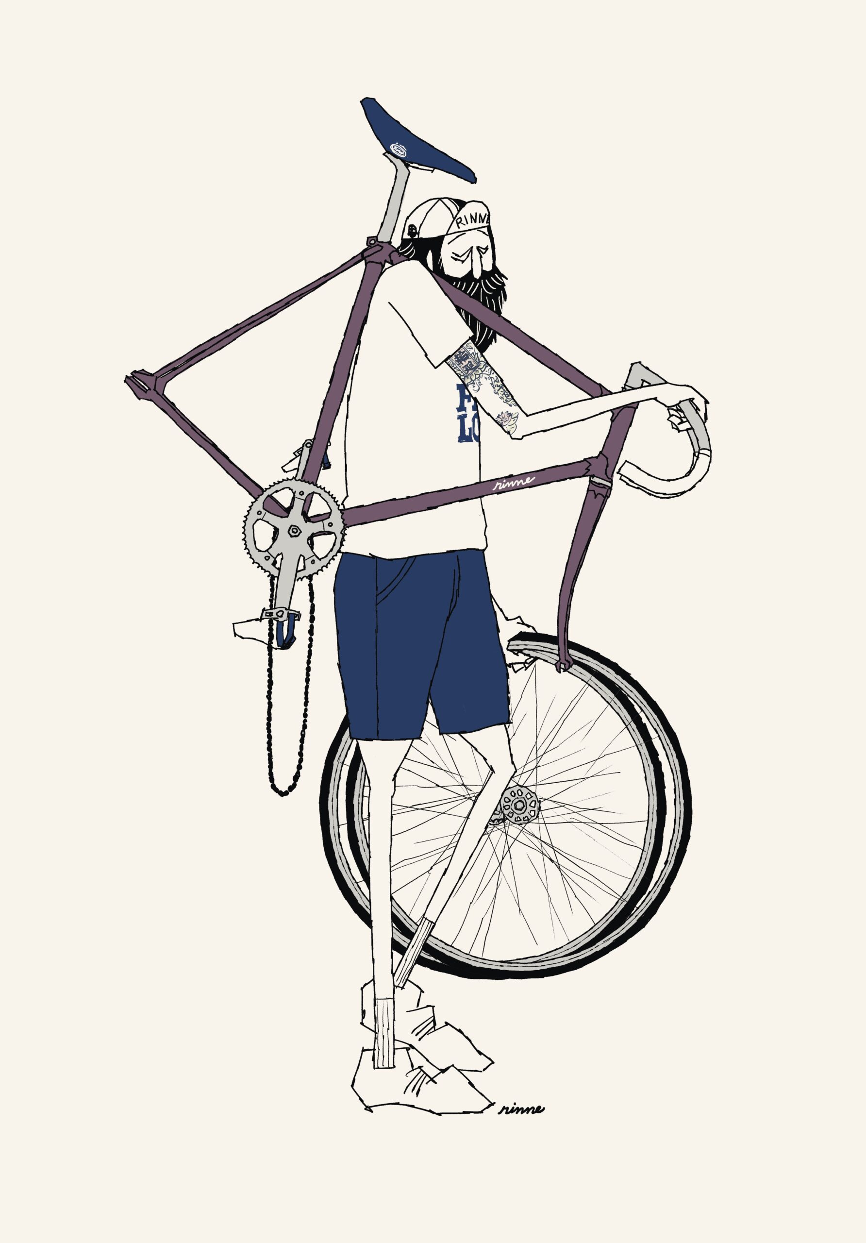 UNCLE RINNE フレーム付きアートプリント -- Style