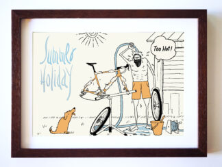 UNCLE RINNE フレーム付きアートプリント -- Summer Holiday