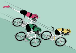 UNCLE RINNE フレーム付きアートプリント -- Super Tuck