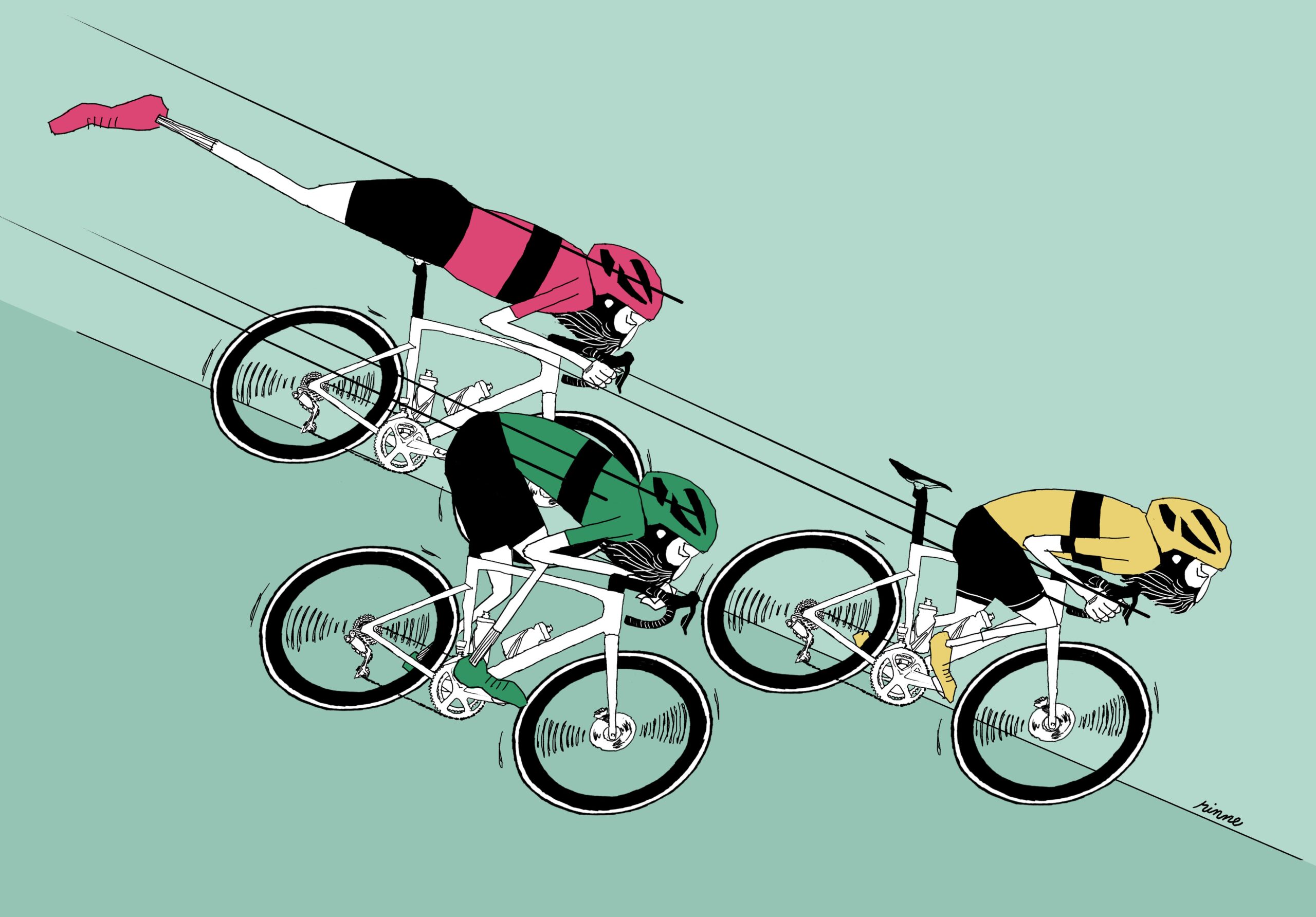 UNCLE RINNE フレーム付きアートプリント -- Super Tuck