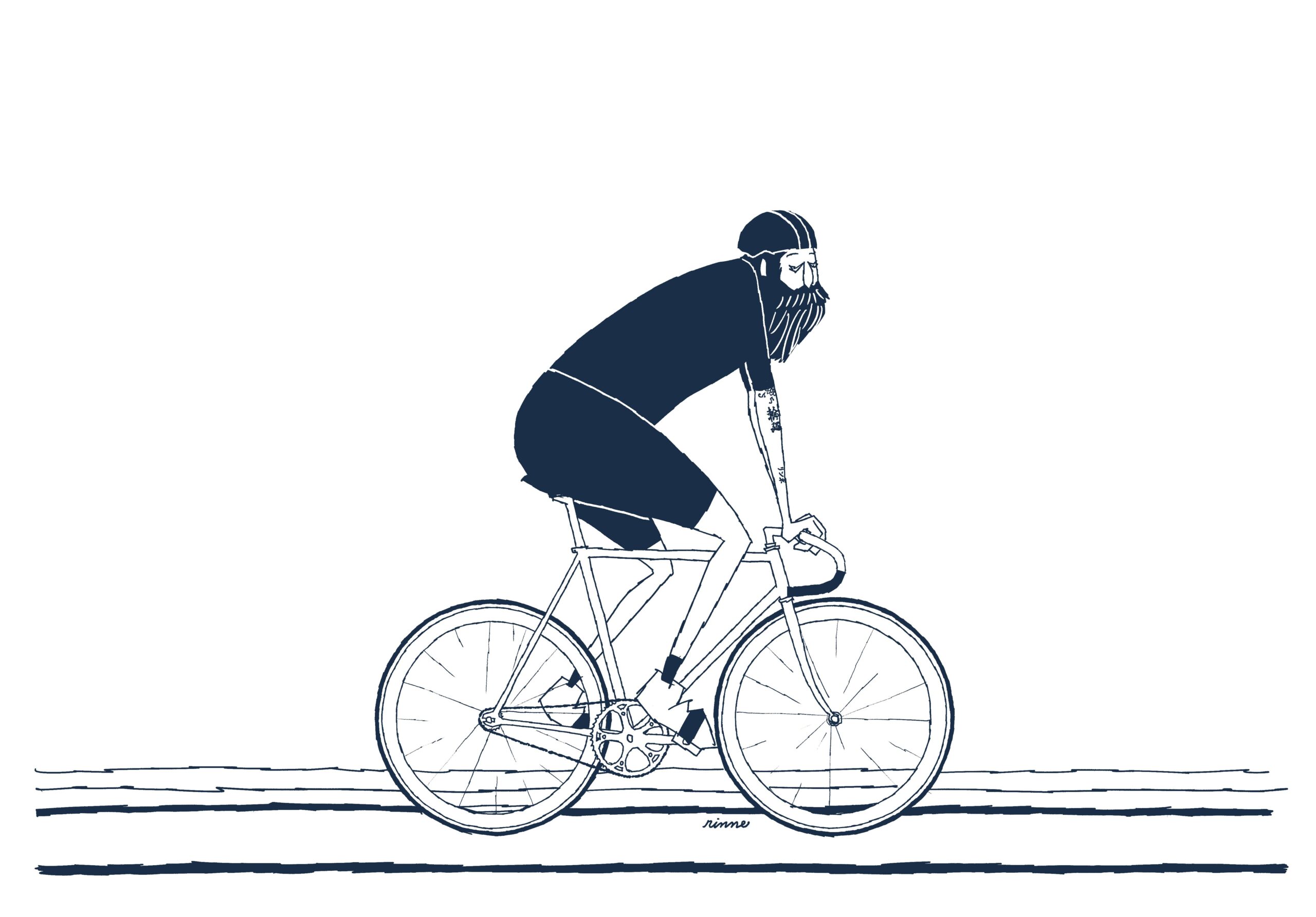 UNCLE RINNE フレーム付きアートプリント -- The Simplest a