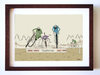 UNCLE RINNE フレーム付きアートプリント -- Three ways to clear barriers